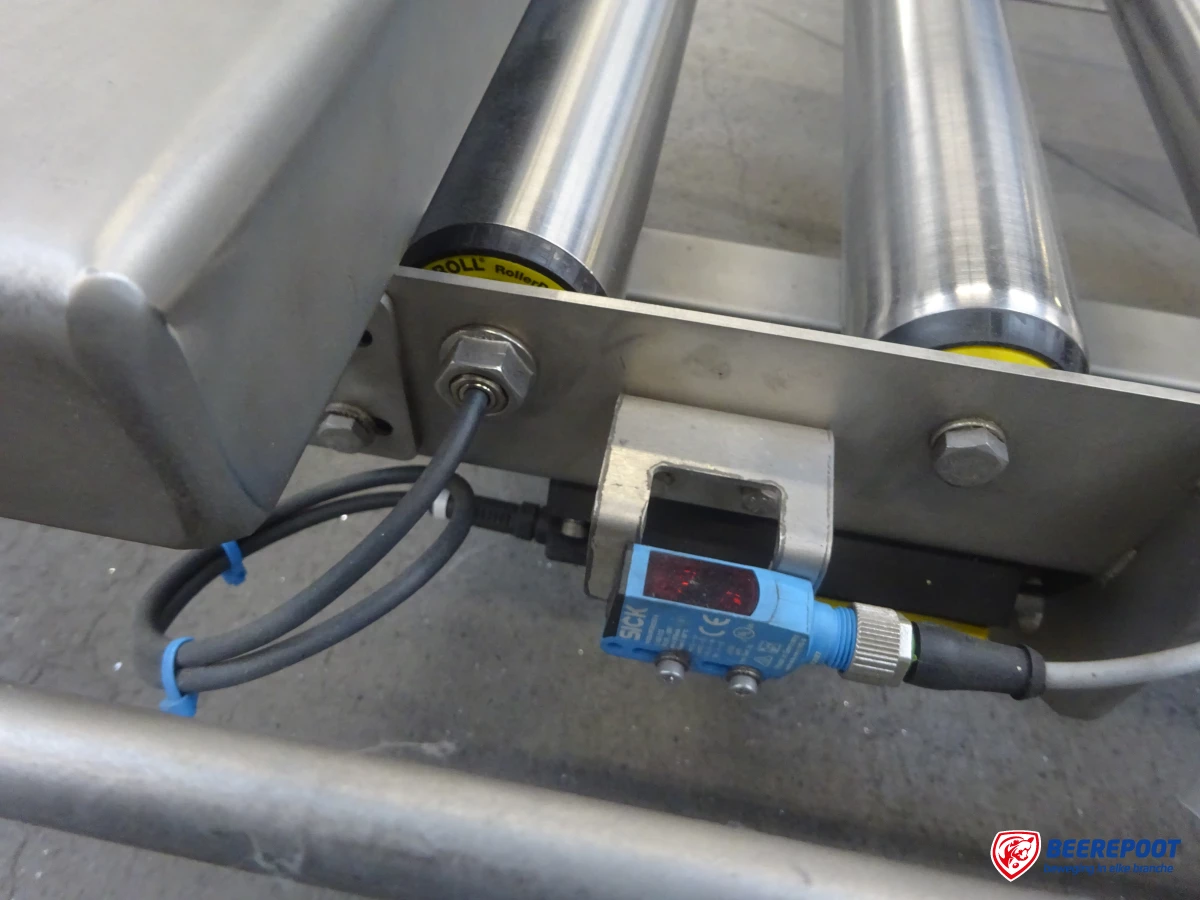 Rollenbaan, drive, RVS